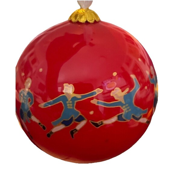 Dillard’s 12 Days of Christmas Ten Lords a Leaping Ornament Boxed EUC - Picture 5 of 8